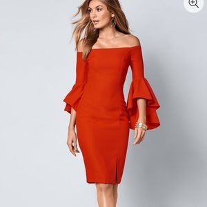 Off the shoulder bodycon dress